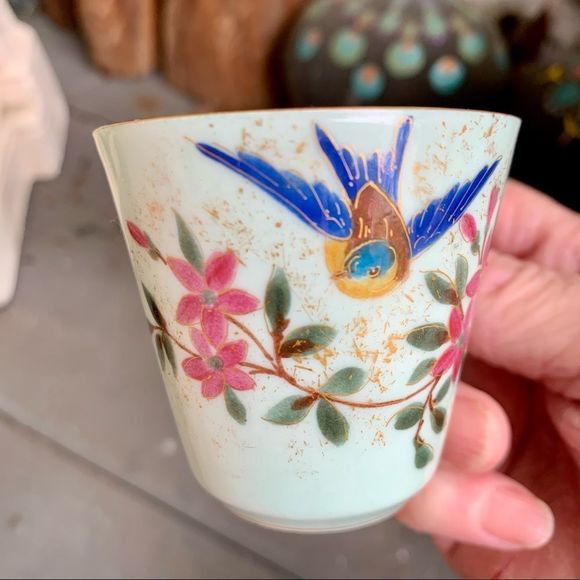 Vintage Delicate Cup and Saucer w/Bluebird! Sweet! - Picture 12 of 17